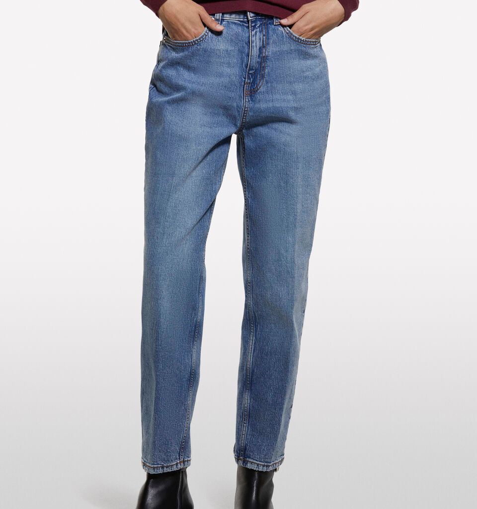 Jeans Style 69 mom fit blu - jeans mom fit e boyfriend da donna - Blu | Sisley image number 3